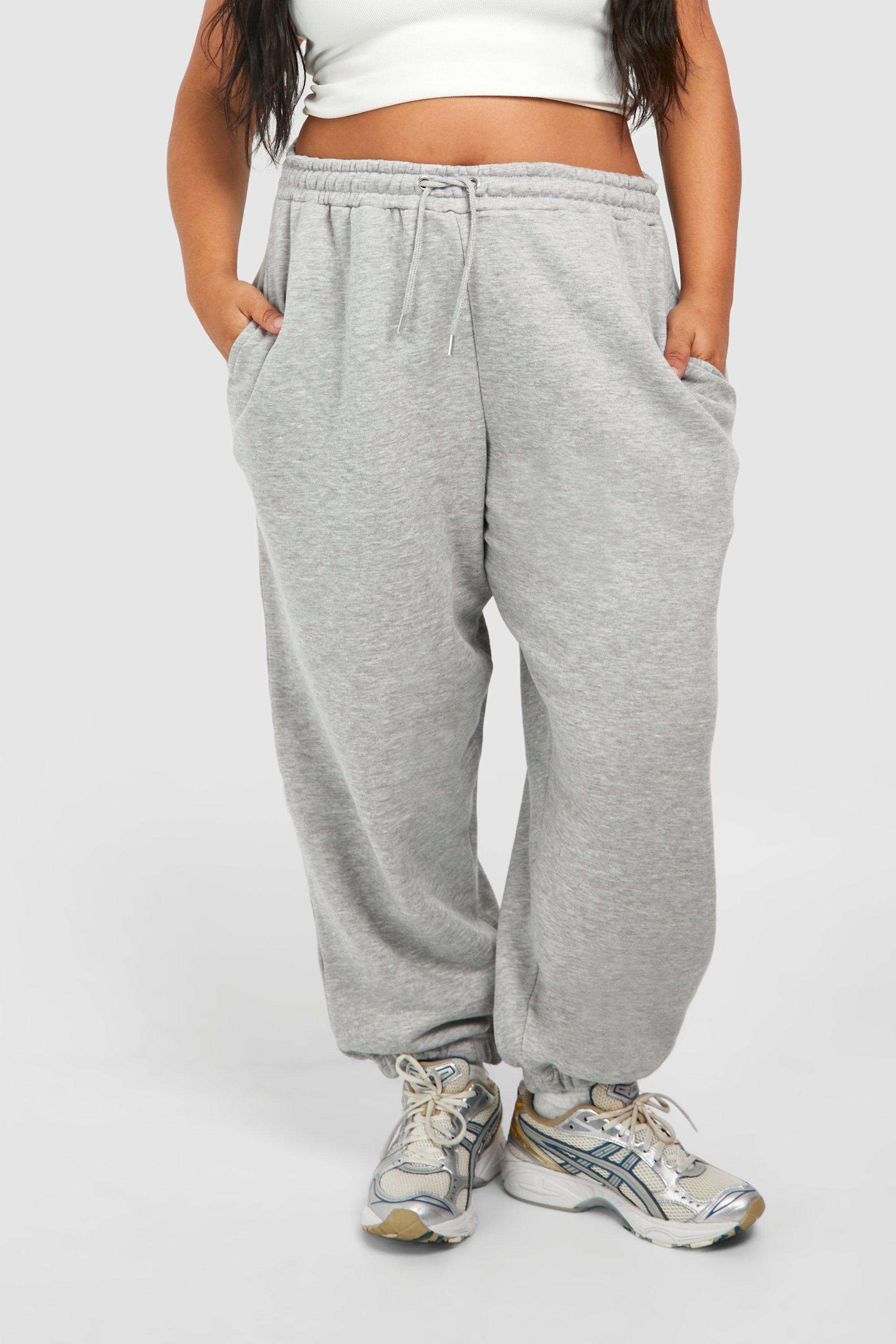 Plus Basic Cuffed Hem Joggers